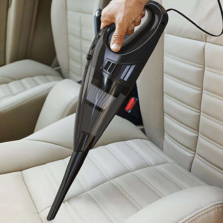  Portable Car Cleaner  Strong Suction, Wet & Dry Use!   Mini Handheld Vacuum
