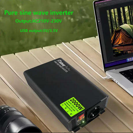  2000W Pure Sine Wave Inverter  Reliable Off-Grid Power Anywhere