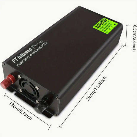  2000W Pure Sine Wave Inverter  Reliable Off-Grid Power Anywhere