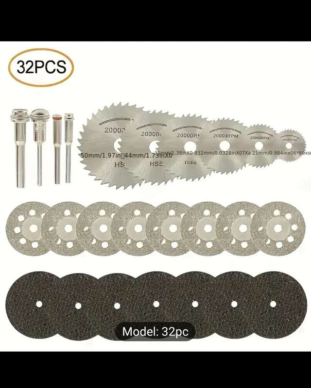 30pcs Mini Rotary Tool Kit  Precision Cutting for Multiple Materials!