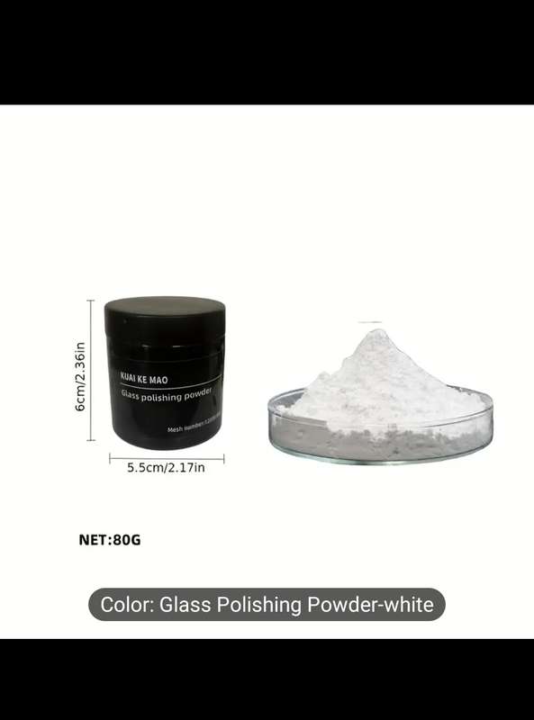 80g Glass Polishing Powder  Scratch Repair & Chrome Restoration