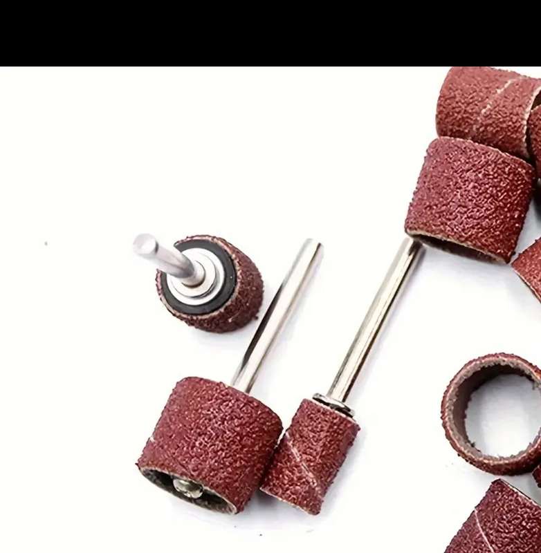 11pc Rotary Tool Sanding Drum Set  Versatile Abrasive Kit for Wood, Metal, Gemstones & More!
