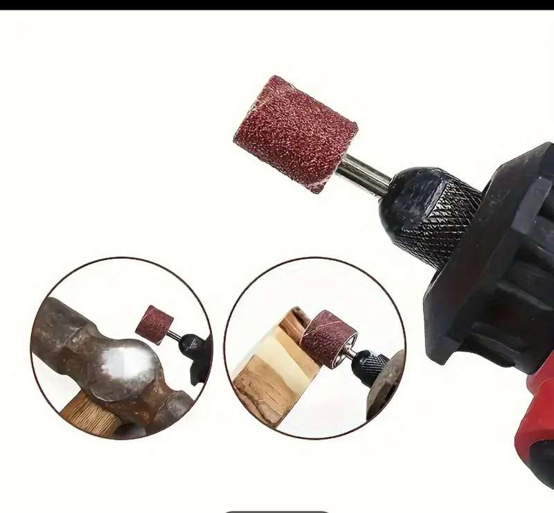 11pc Rotary Tool Sanding Drum Set  Versatile Abrasive Kit for Wood, Metal, Gemstones & More!