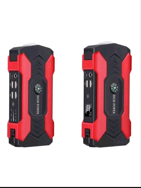  7pc Car Jump Starter Kit with Air Pump  Power When You Need It Most!   Be prepared