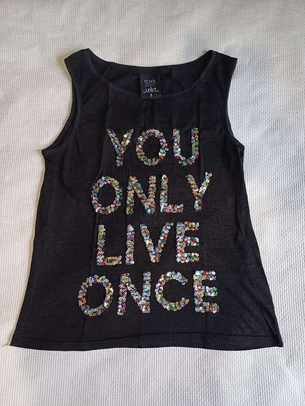 Ladies Top Toya Delazy Legit (Size 8)