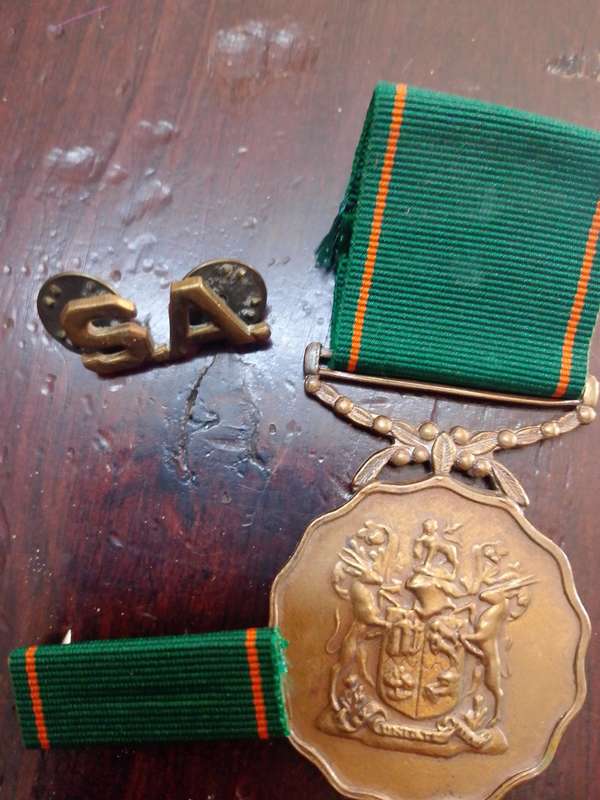 Old SADF good service medal