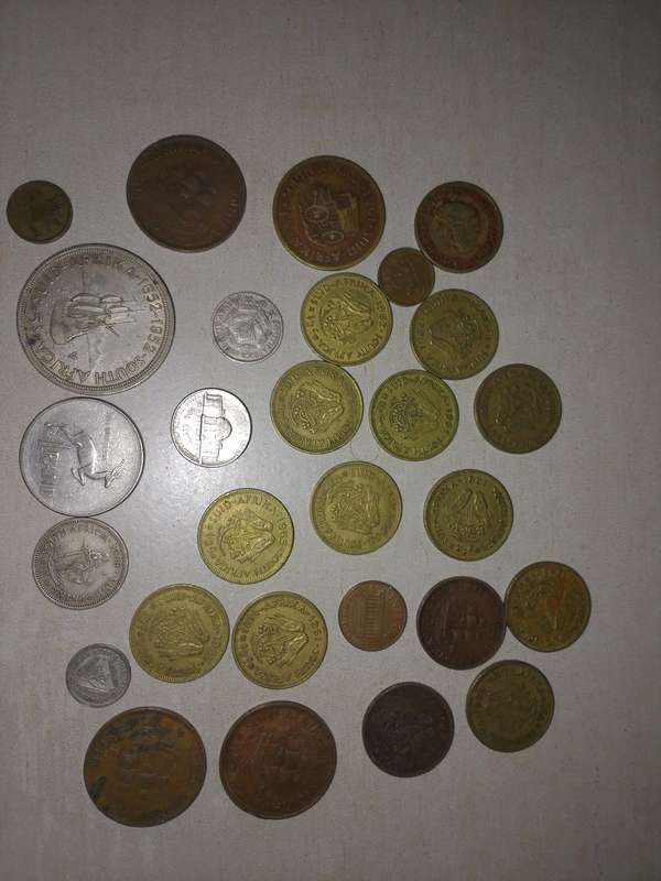 Old south African coins