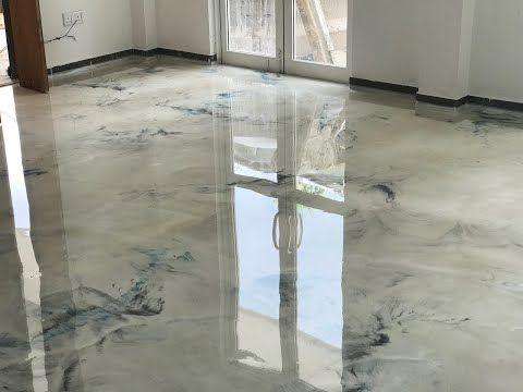 Metallic epoxy floor per square M ²