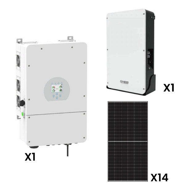 Deye 12kW Solar, Inverter & Battery Combo Deal  1 X Deye 12kW Inverter, 1 X 10kW Dyness Lithium Ion