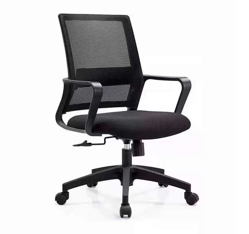 Mesh Fabric Office Chair - Black