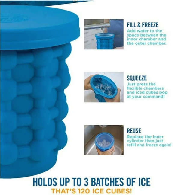 Silicone Ice Cube Maker Genie