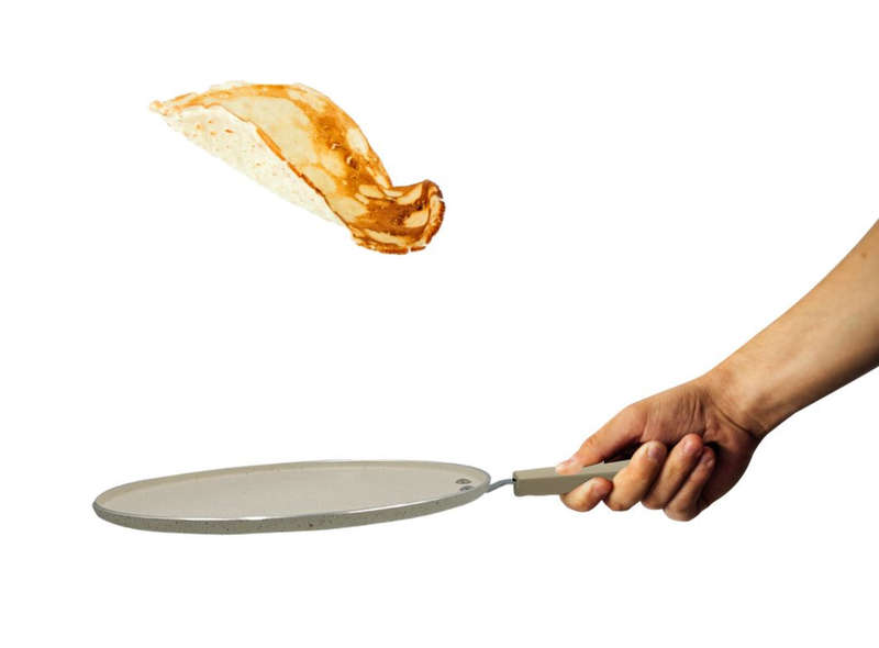 Continental Homeware Cream 28.5cm Non-Stick Pancake, Pizza & Roti Pan