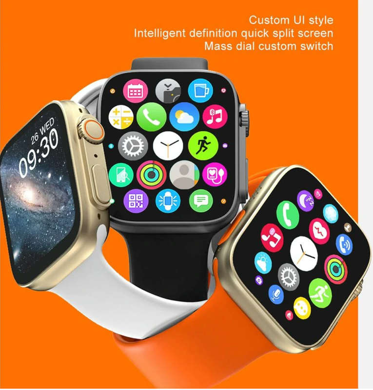 KD99 Ultra 1.99 Inch IPS Screen Smart Watch, Support Heart Rate & Blood Oxygen Monitoring / Sports