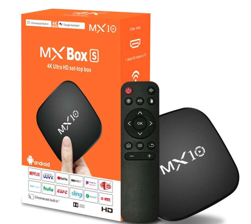 MX10 Smart TV Box