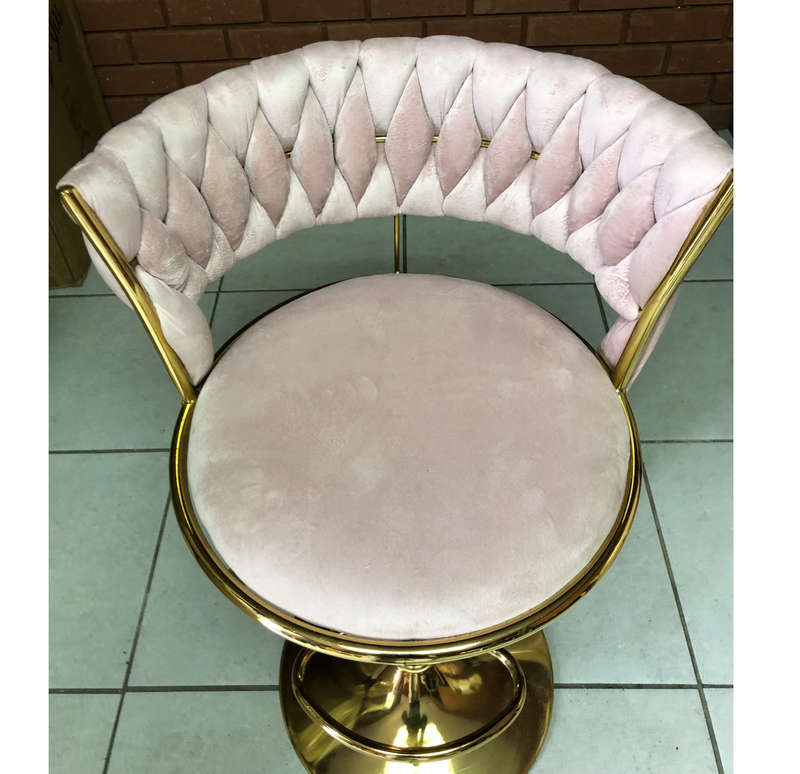 8618 G Pink bar chair