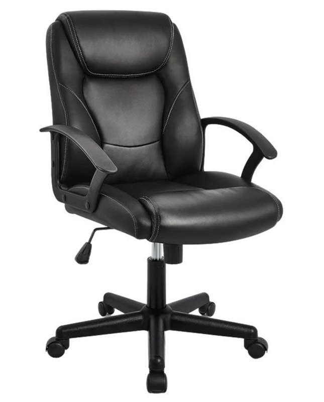 Modern PU Leather Executive Office Chair - 4012 Black - SECONDHAND/DEMO UNIT !!!!!
