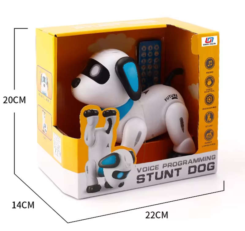 Voice programming stunt dog