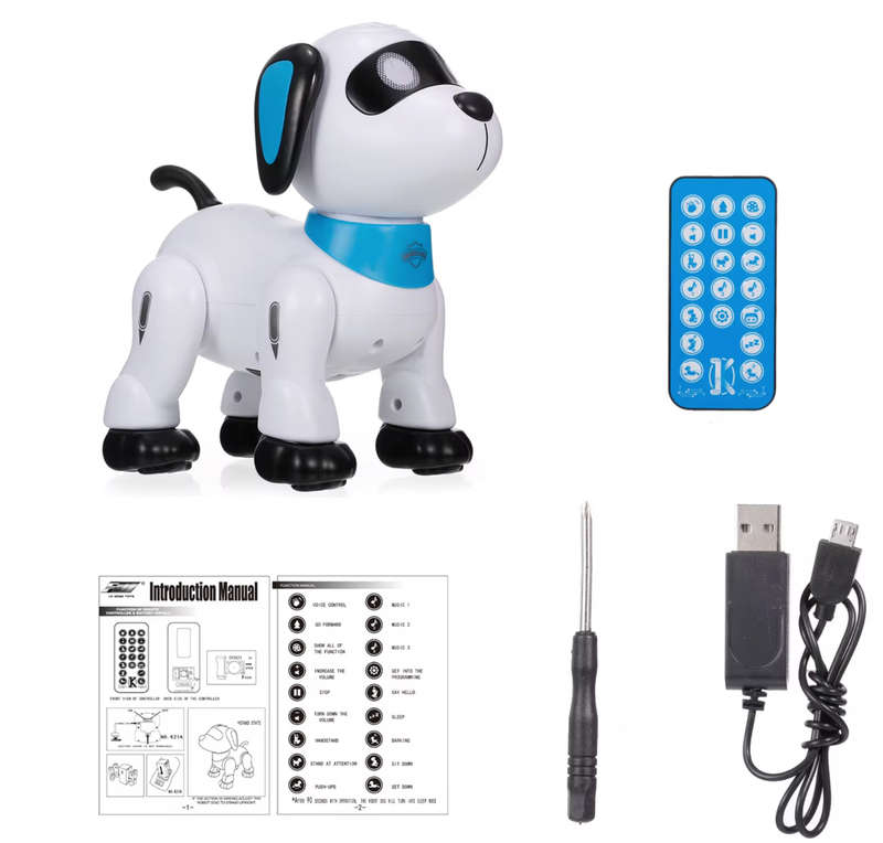 Voice programming stunt dog
