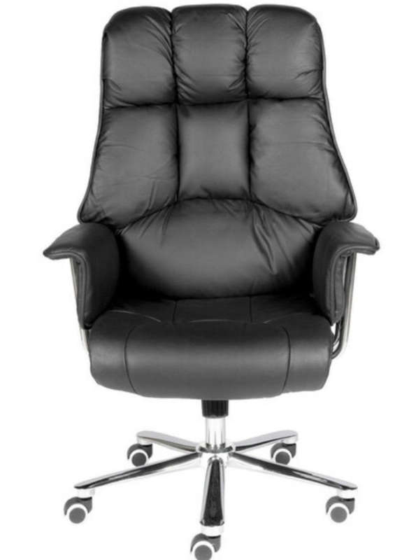 Executive Chair Faux Leather Thickly Padded Rocker Function High Back Rest - Secondhand/Demo Unit!!!