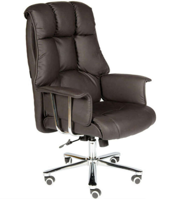 Executive Chair Faux Leather Thickly Padded Rocker Function High Back Rest - Secondhand/Demo Unit!!!