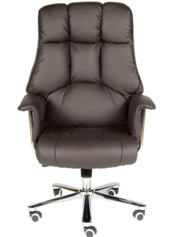 Executive Chair Faux Leather Thickly Padded Rocker Function High Back Rest - Secondhand/Demo Unit!!!