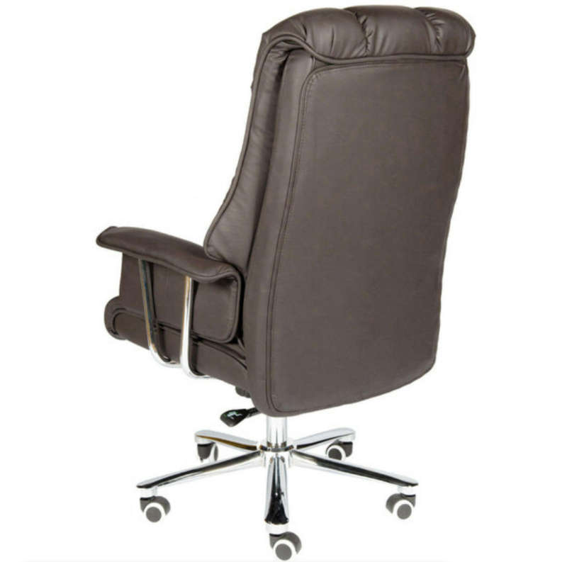 Executive Chair Faux Leather Thickly Padded Rocker Function High Back Rest - Secondhand/Demo Unit!!!