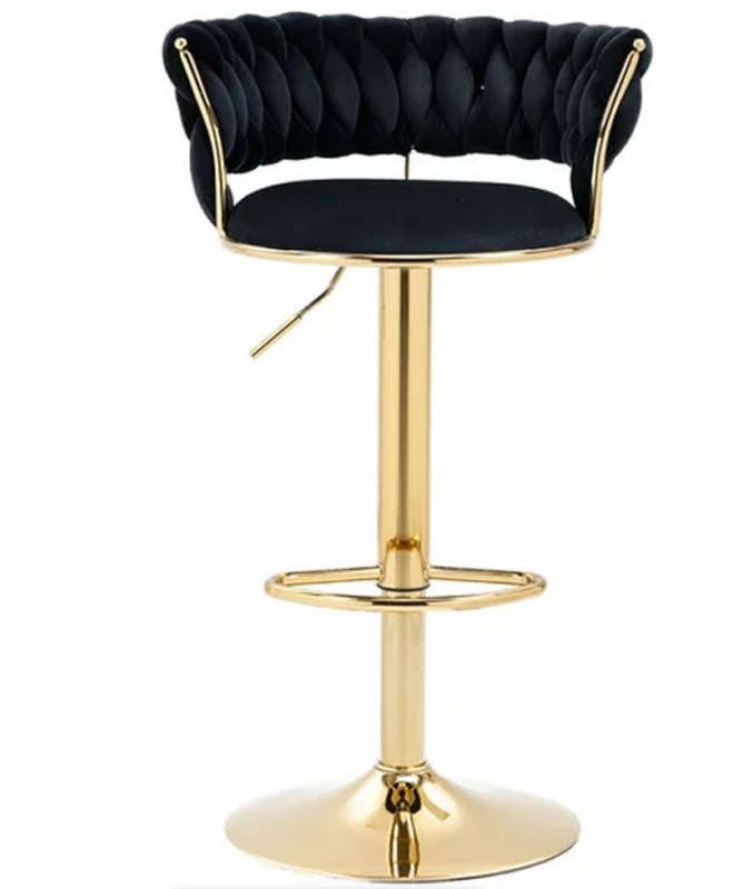 Velvet Swivel Luxury Bar Stool - Secondhand/Demo Unit!!!!