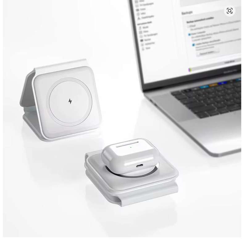 3 in 1 Magnetic Wireless Charger Pad for iPhone 15 14 13 12 Pro Max Apple Watch 9 8 AirPods Chargers
