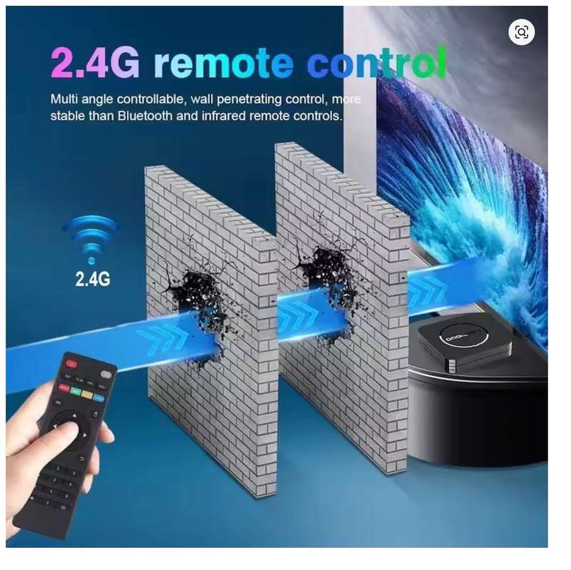 Q3 Android 14 TV Box 8K Set Top Box Allwinner H3 HD 4K 2.4G Wifi 4GB