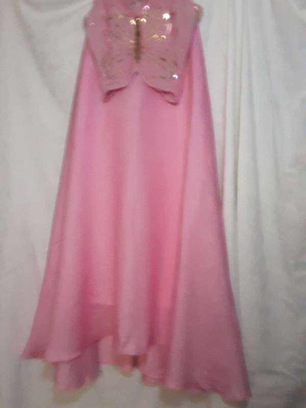 EVENING DRESS AND HANDBAG