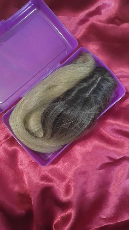 Ladies Synthetic Fibre Hair Topper with fringe