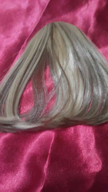 Two Synthetic Light Brown Fringes