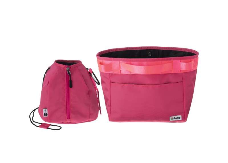 Tulip Outdoor Knitting / Crochet Project Bag Set Pink