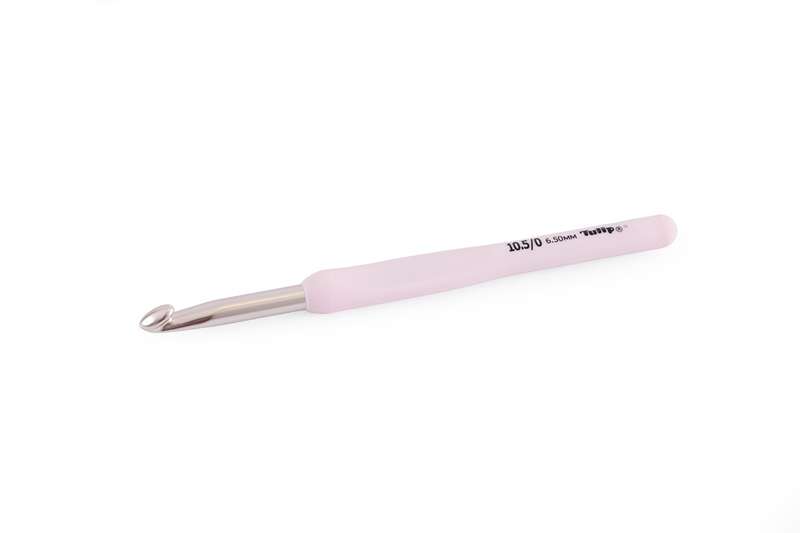 Tulip Etimo Rose Pink Softgrip Crochet Hook (6.5mm) Rubber Handle