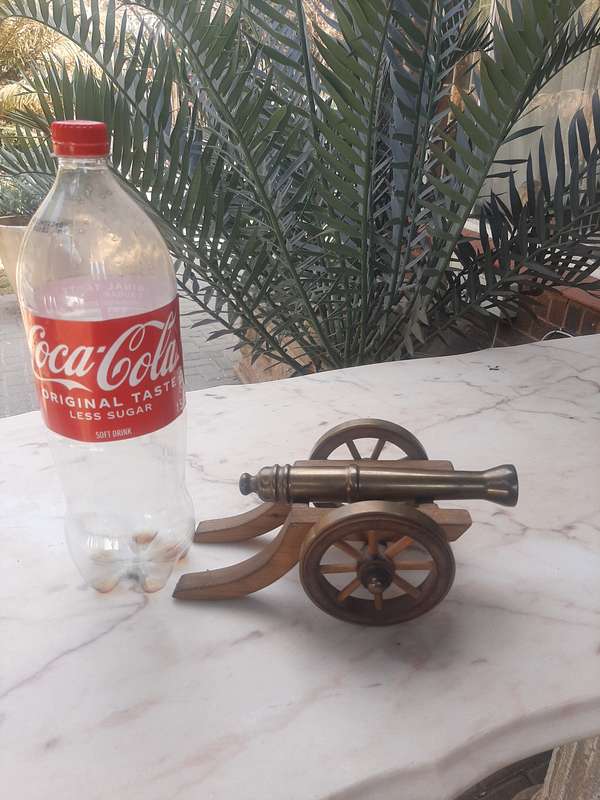 Brass cannon