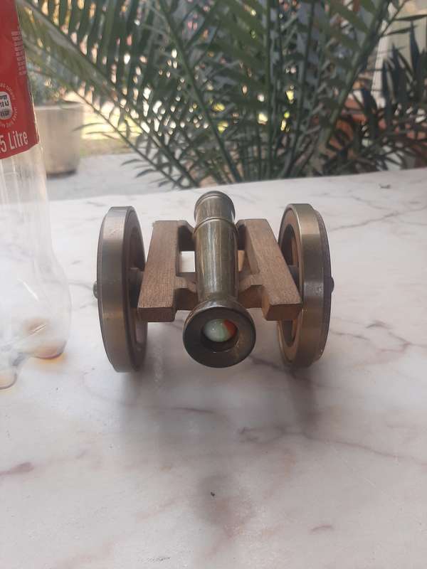 Brass cannon