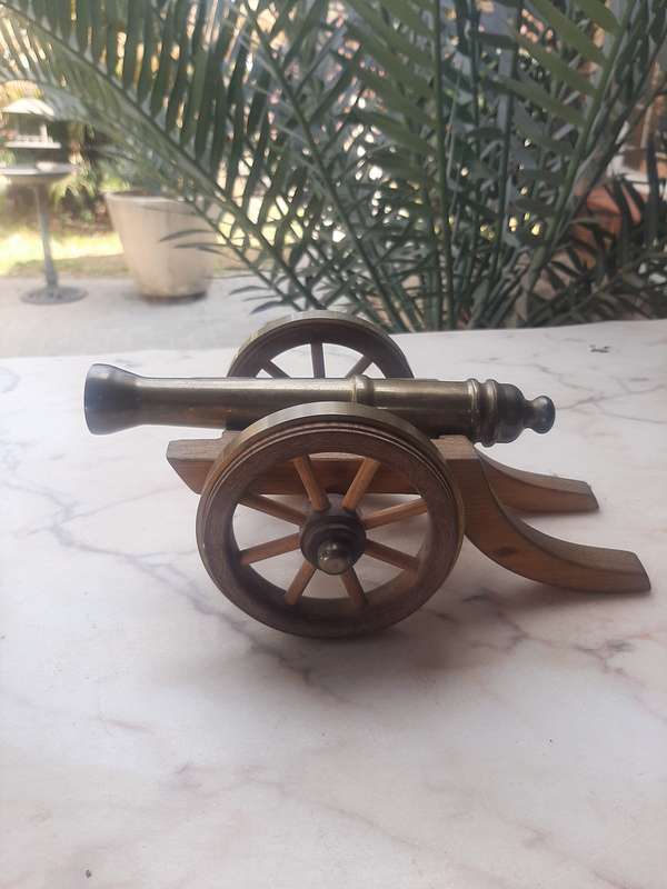 Brass cannon