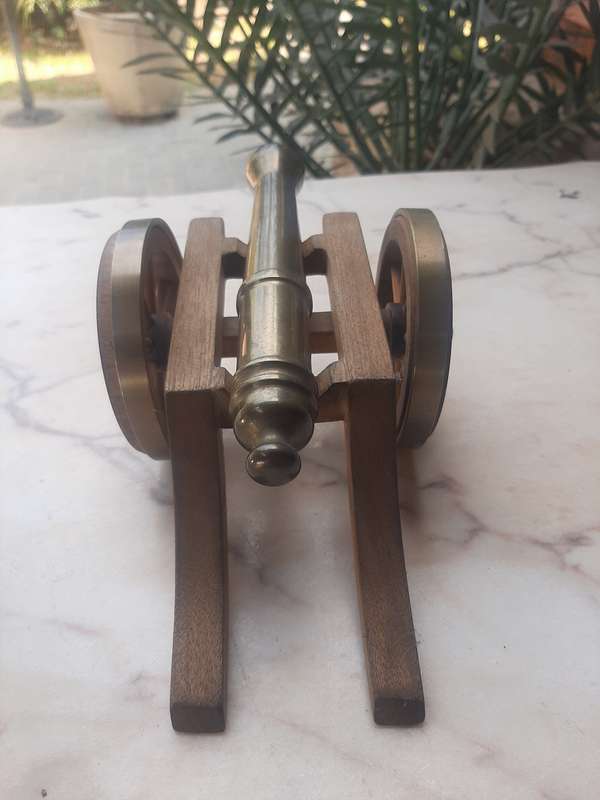 Brass cannon
