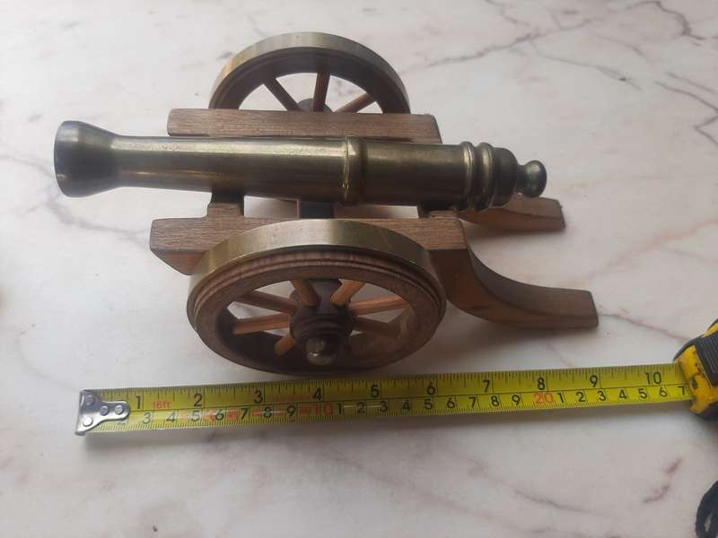 Brass cannon