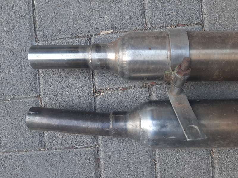 Stainless steel exhaust pypes