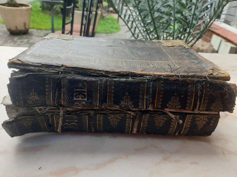 Antique 1881 nederland bybel