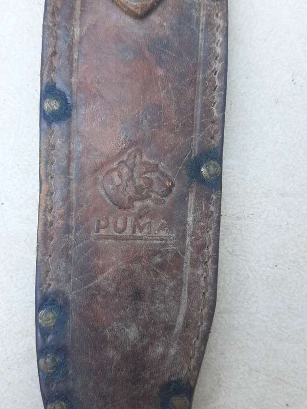 Vintage puma hunting knife