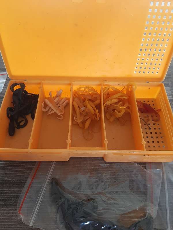 Assorted fishing lures