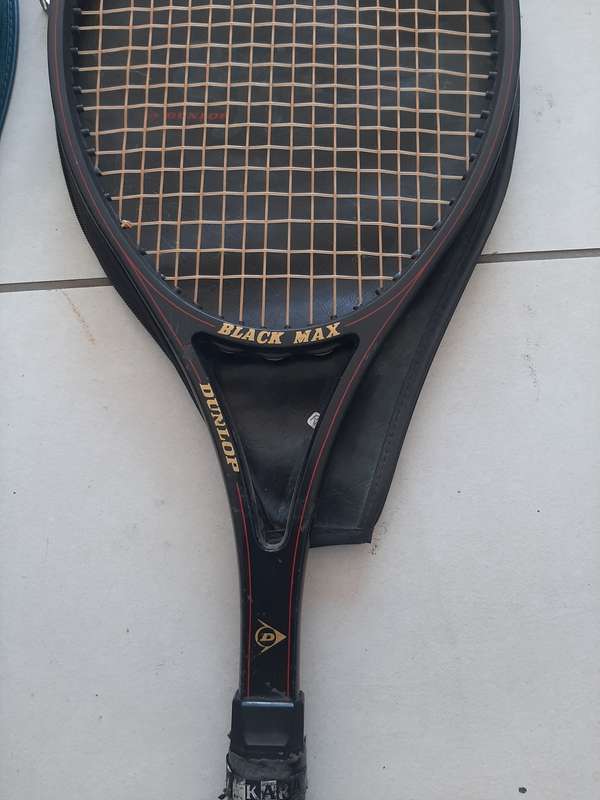 Assorted tennis rackets