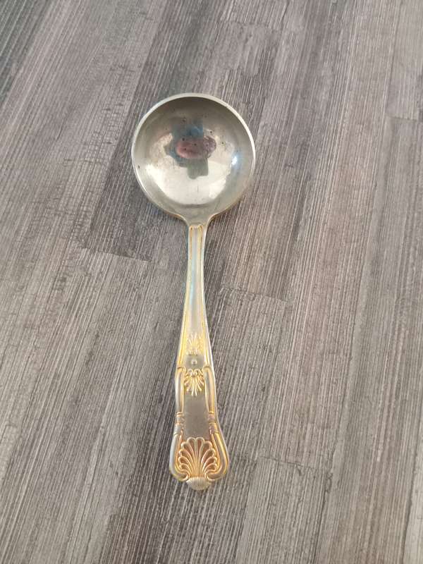Kings gold plated spoon