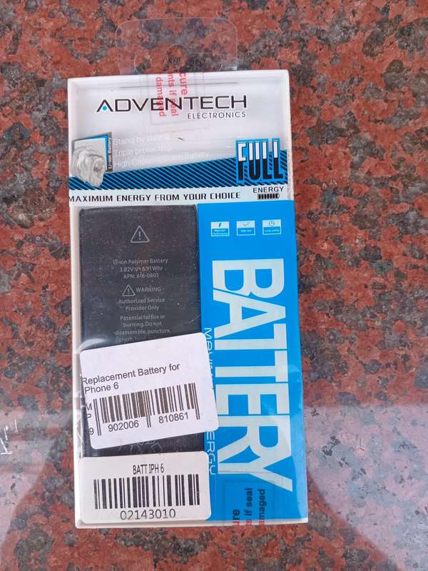 Battery replacement for iphone6