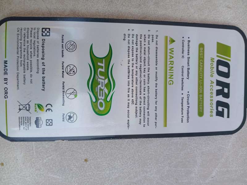 Li-ion cellphone battery