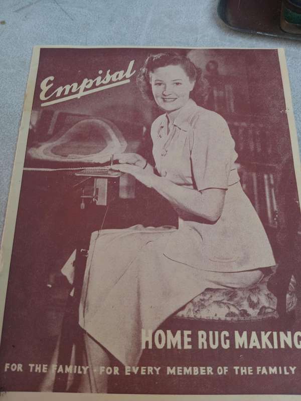 Vintage empisal home rug maker