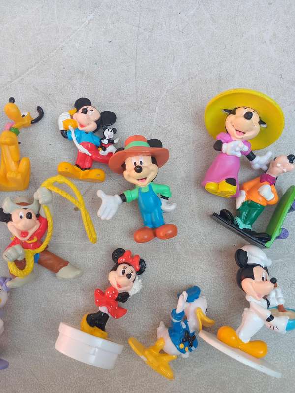 Assorted mickey mouse figures