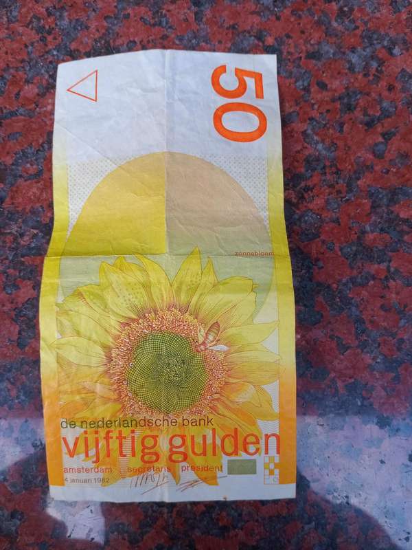 Netherlands 50 gulden banknote 1982